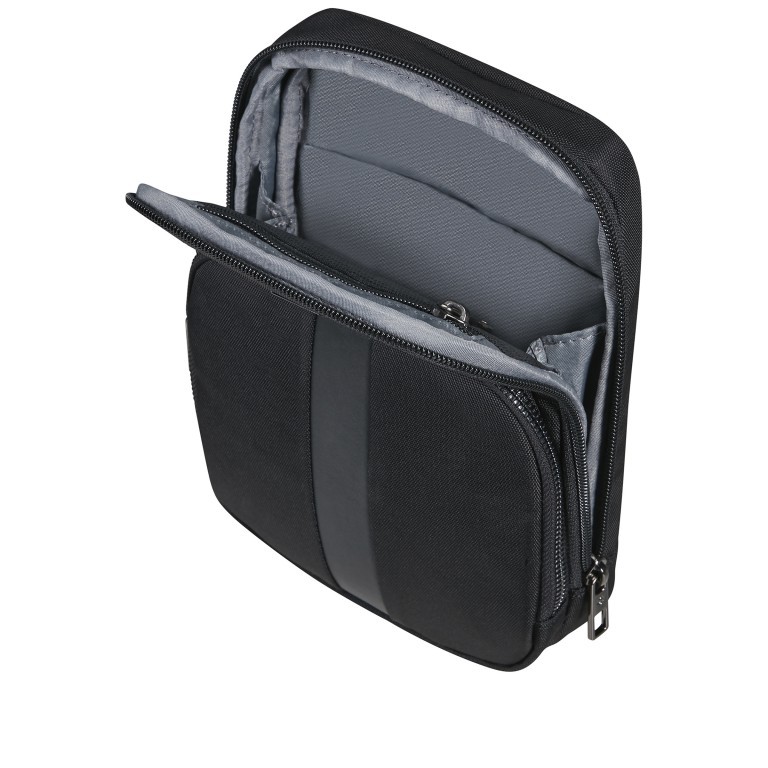 Umhängetasche Sacksquare S Black, Farbe: schwarz, Marke: Samsonite, EAN: 5400520203069, Abmessungen in cm: 15.5x22x4.5, Bild 6 von 7