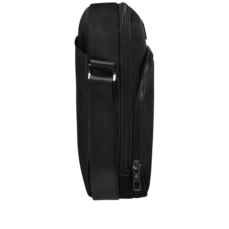 Umhängetasche Sacksquare M Black, Farbe: schwarz, Marke: Samsonite, EAN: 5400520203083, Abmessungen in cm: 19x24x5.5, Bild 3 von 7