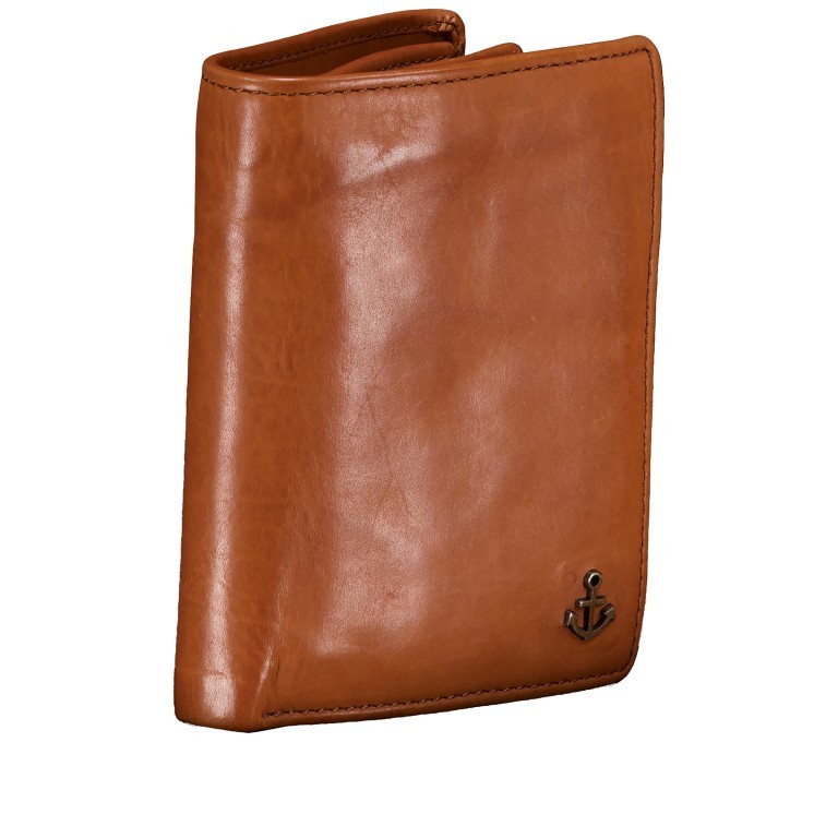 Geldbörse Anchor-Love Tarquin SL-14529 Charming Cognac, Farbe: cognac, Marke: Harbour 2nd, EAN: 4046478083264, Abmessungen in cm: 9.7x13x3.3, Bild 2 von 5