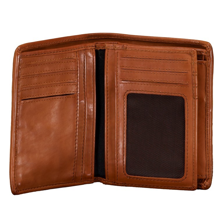 Geldbörse Anchor-Love Tarquin SL-14529 Charming Cognac, Farbe: cognac, Marke: Harbour 2nd, EAN: 4046478083264, Abmessungen in cm: 9.7x13x3.3, Bild 4 von 5