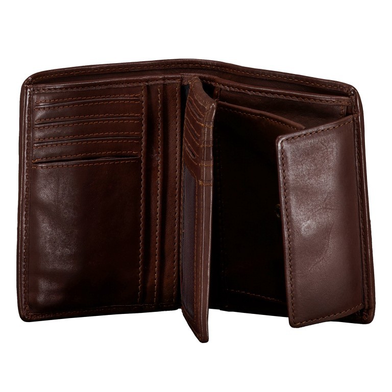 Geldbörse Anchor-Love Tarquin SL-14529 Chocolate Brown, Farbe: braun, Marke: Harbour 2nd, EAN: 4046478083271, Abmessungen in cm: 9.7x13x3.3, Bild 5 von 5
