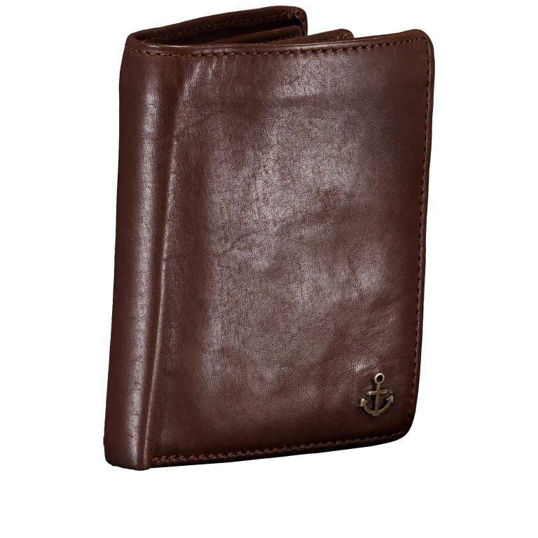 Geldbörse Anchor-Love Tarquin SL-14529 Chocolate Brown, Farbe: braun, Marke: Harbour 2nd, EAN: 4046478083271, Abmessungen in cm: 9.7x13x3.3, Bild 2 von 5