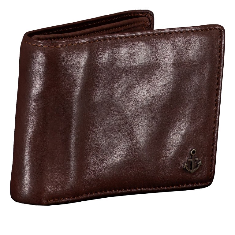 Geldbörse Anchor-Love Kairos SL-14530 Chocolate Brown, Farbe: braun, Marke: Harbour 2nd, EAN: 4046478083318, Abmessungen in cm: 12x9.5x2.5, Bild 2 von 4