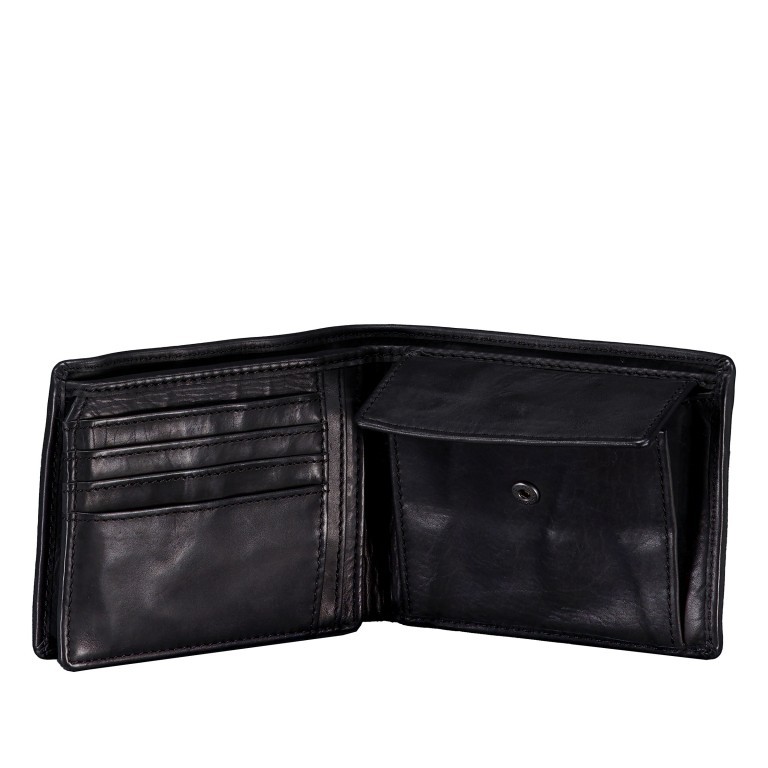 Geldbörse Anchor-Love Lorenzo SL-14531 Dark Ash, Farbe: anthrazit, Marke: Harbour 2nd, EAN: 4046478083332, Abmessungen in cm: 12.5x9.7x2.5, Bild 5 von 5
