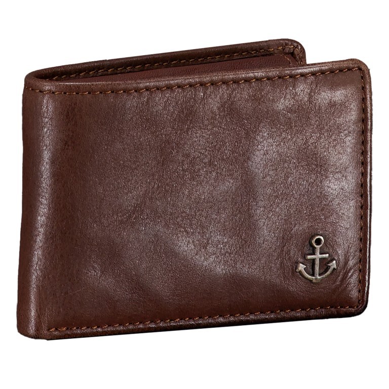 Geldbörse Anchor-Love Thorin SL-14532 Chocolate Brown, Farbe: braun, Marke: Harbour 2nd, EAN: 4046478083394, Abmessungen in cm: 10x7.5x1.5, Bild 2 von 4