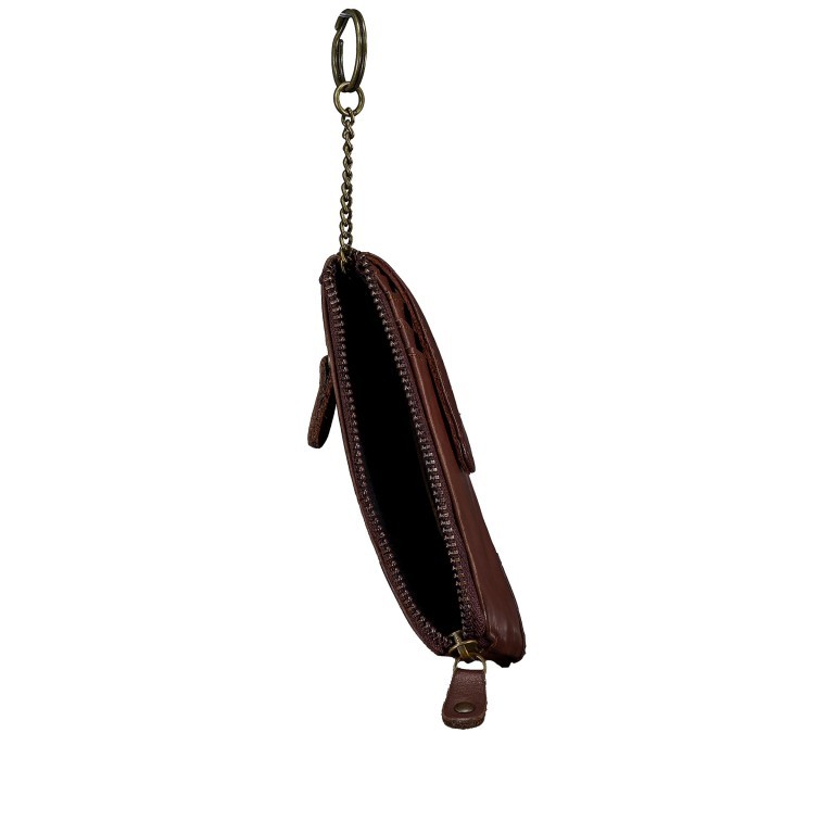 Schlüsseletui Anchor-Love Lucian SL-14536 mit Kartenfächern Chocolate Brown, Farbe: braun, Marke: Harbour 2nd, EAN: 4046478083554, Abmessungen in cm: 12x8x1.5, Bild 4 von 4