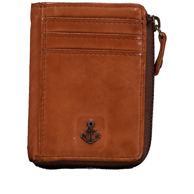 Geldbörse Anchor-Love Silas SL-14537 Charming Cognac, Farbe: cognac, Marke: Harbour 2nd, EAN: 4046478083585, Abmessungen in cm: 7.5x10x1.5, Bild 1 von 4