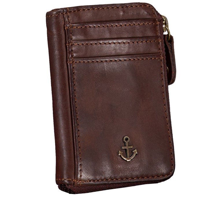 Geldbörse Anchor-Love Silas SL-14537 Chocolate Brown, Farbe: braun, Marke: Harbour 2nd, EAN: 4046478083592, Abmessungen in cm: 7.5x10x1.5, Bild 2 von 4