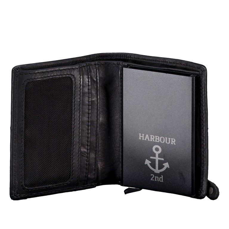 Geldbörse Anchor-Love Rex SL-14538 E-Case Dark Ash, Farbe: anthrazit, Marke: Harbour 2nd, EAN: 4046478083615, Abmessungen in cm: 8.5x10.8x2.5, Bild 4 von 4