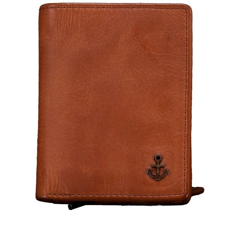 Geldbörse Anchor-Love Rex SL-14538 E-Case Charming Cognac, Farbe: cognac, Marke: Harbour 2nd, EAN: 4046478083622, Abmessungen in cm: 8.5x10.8x2.5, Bild 1 von 4