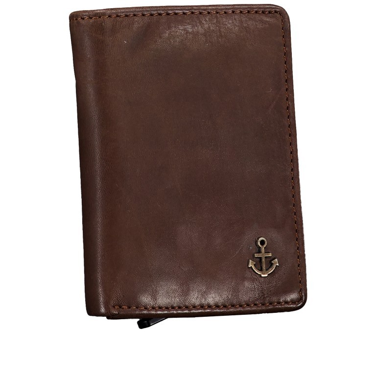 Geldbörse Anchor-Love Rex SL-14538 E-Case Chocolate Brown, Farbe: braun, Marke: Harbour 2nd, EAN: 4046478083639, Abmessungen in cm: 8.5x10.8x2.5, Bild 2 von 4