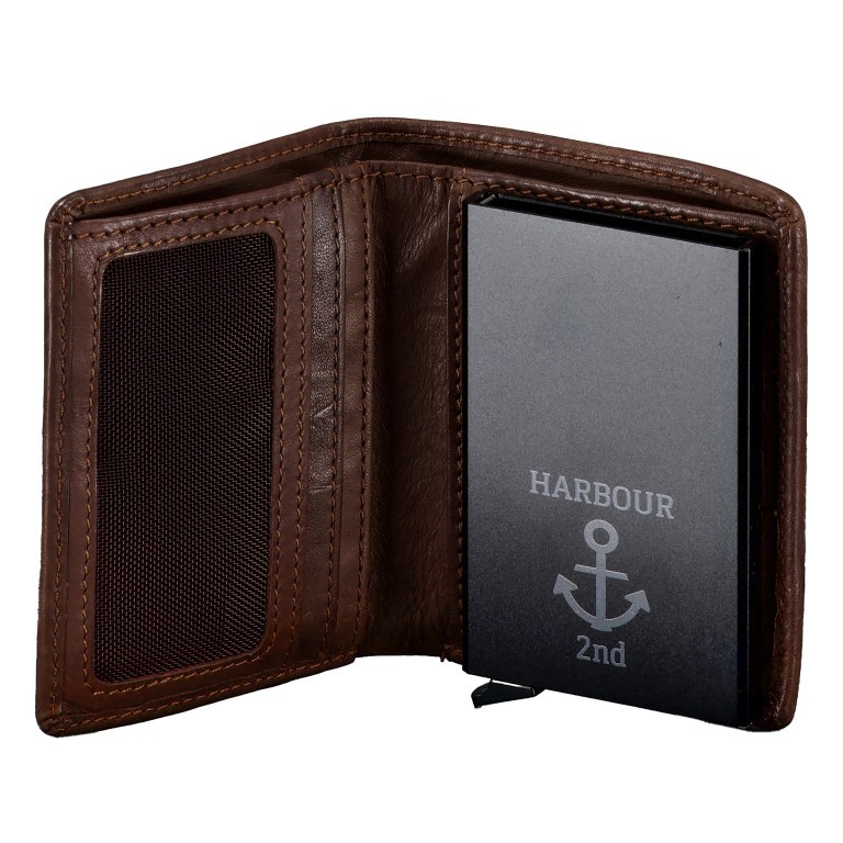 Geldbörse Anchor-Love Rex SL-14538 E-Case Chocolate Brown, Farbe: braun, Marke: Harbour 2nd, EAN: 4046478083639, Abmessungen in cm: 8.5x10.8x2.5, Bild 4 von 4