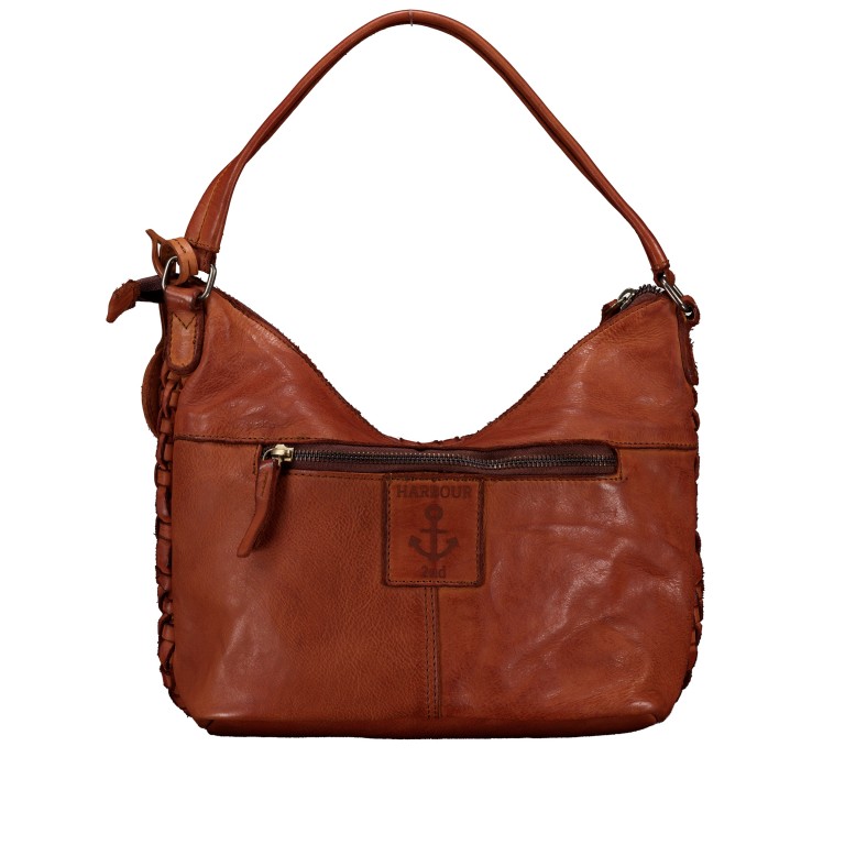Beuteltasche Fashion-Lights Mira FL-13304 COGNAC/Charming Cognac, Farbe: cognac, Marke: Harbour 2nd, EAN: 4046478084704, Abmessungen in cm: 23x23x12, Bild 3 von 8