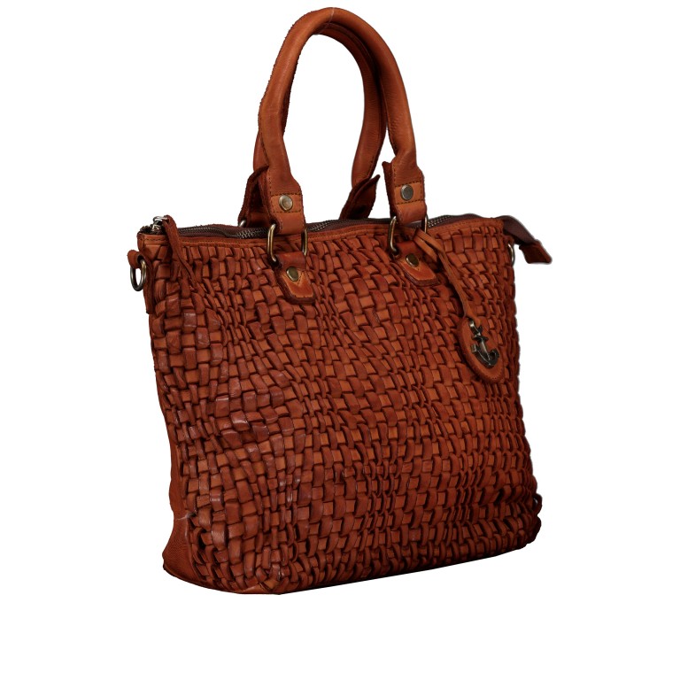 Handtasche Fashion-Lights Leona FL-13305 Charming Cognac, Farbe: cognac, Marke: Harbour 2nd, EAN: 4046478084711, Abmessungen in cm: 29x25.5x11, Bild 2 von 8
