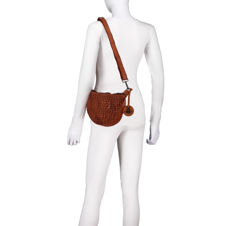 Beuteltasche Fashion-Lights Blythe FL-13306 Charming Cognac, Farbe: cognac, Marke: Harbour 2nd, EAN: 4046478084728, Abmessungen in cm: 42x16x7.5, Bild 4 von 6