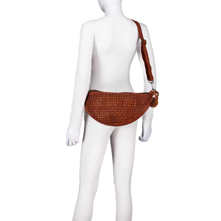 Beuteltasche Fashion-Lights Blythe FL-13306 Charming Cognac, Farbe: cognac, Marke: Harbour 2nd, EAN: 4046478084728, Abmessungen in cm: 42x16x7.5, Bild 5 von 6
