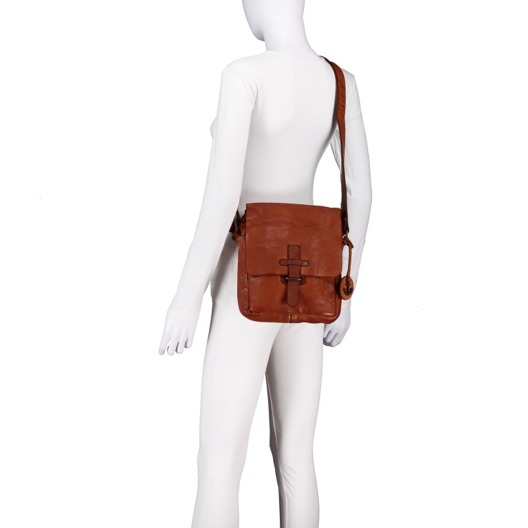 Umhängetasche Urban-Poets Talon UP-13249 Charming Cognac, Farbe: cognac, Marke: Harbour 2nd, EAN: 4046478083936, Abmessungen in cm: 21x26x5.5, Bild 5 von 6
