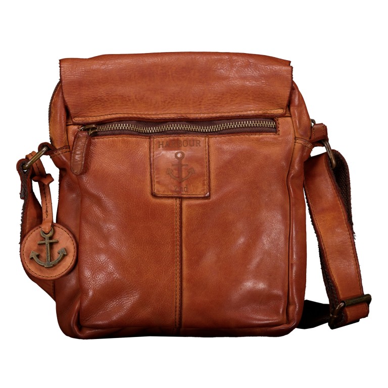 Umhängetasche Urban-Poets Talon UP-13249 Charming Cognac, Farbe: cognac, Marke: Harbour 2nd, EAN: 4046478083936, Abmessungen in cm: 21x26x5.5, Bild 3 von 6