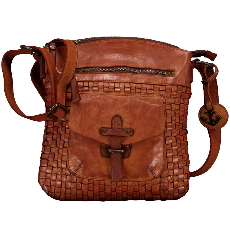 Umhängetasche Urban-Poets Aurora UP-13296 Charming Cognac, Farbe: cognac, Marke: Harbour 2nd, EAN: 4046478083950, Abmessungen in cm: 27.5x30.5x2, Bild 1 von 6