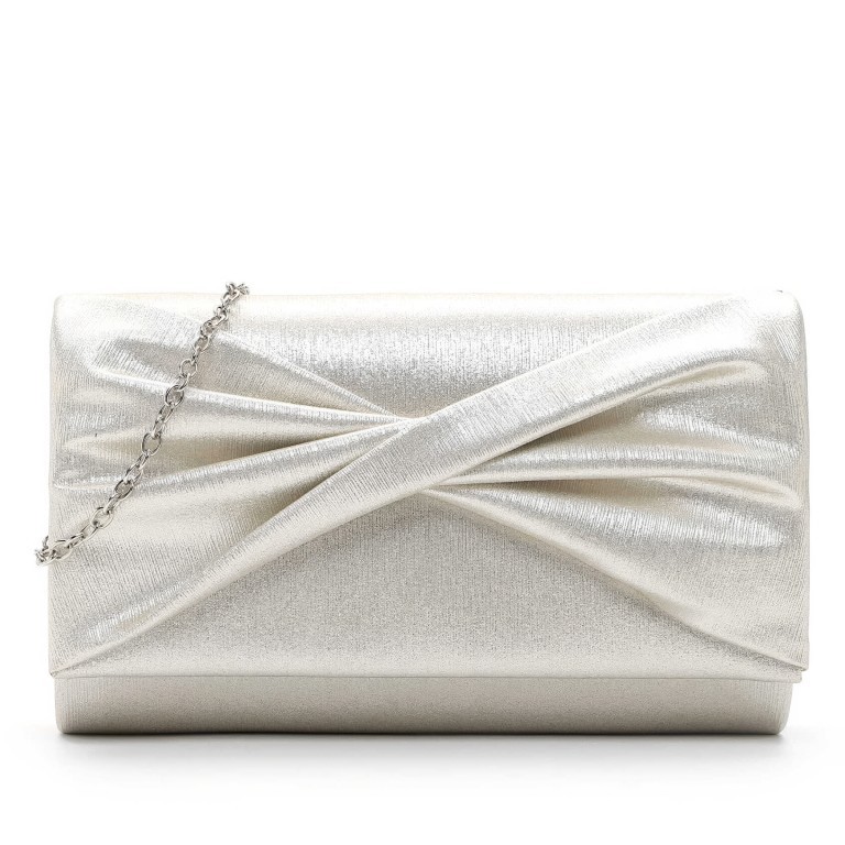 Umhängetasche / Clutch Amalia Ribbon Gold, Farbe: metallic, Marke: Tamaris, EAN: 4063512138605, Abmessungen in cm: 22x14x5.5, Bild 1 von 7