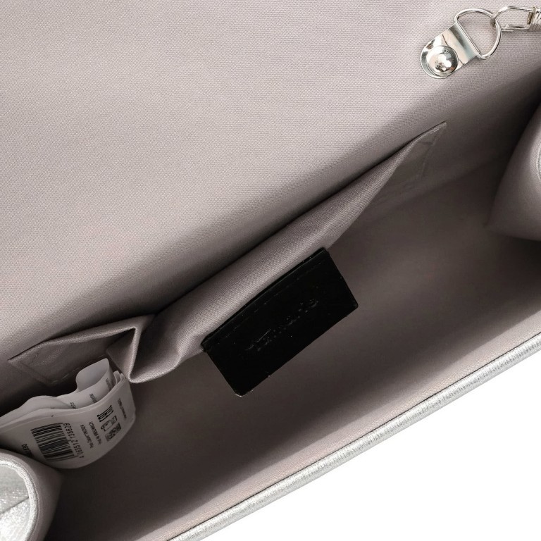 Umhängetasche / Clutch Amalia Ribbon Silver, Farbe: metallic, Marke: Tamaris, EAN: 4063512138629, Abmessungen in cm: 22x14x5.5, Bild 6 von 7