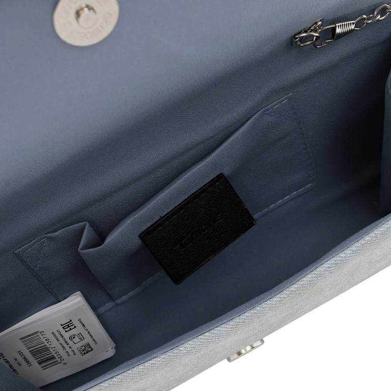 Umhängetasche / Clutch Amalia Denim Light Sky, Farbe: blau/petrol, Marke: Tamaris, EAN: 4063512138773, Abmessungen in cm: 24.5x13x5, Bild 6 von 7