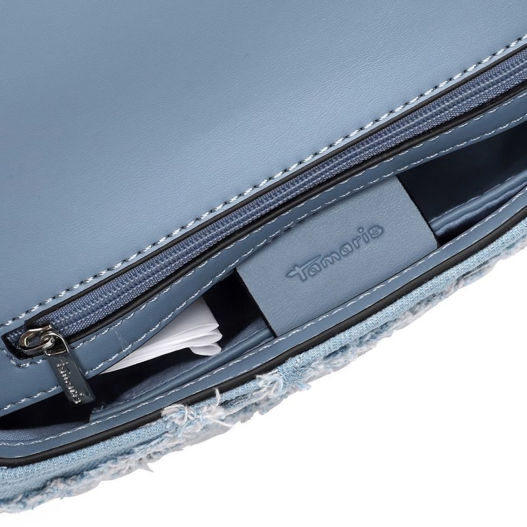 Umhängetasche Fabienne Blue, Farbe: blau/petrol, Marke: Tamaris, EAN: 4063512131002, Abmessungen in cm: 26x10x6, Bild 7 von 8
