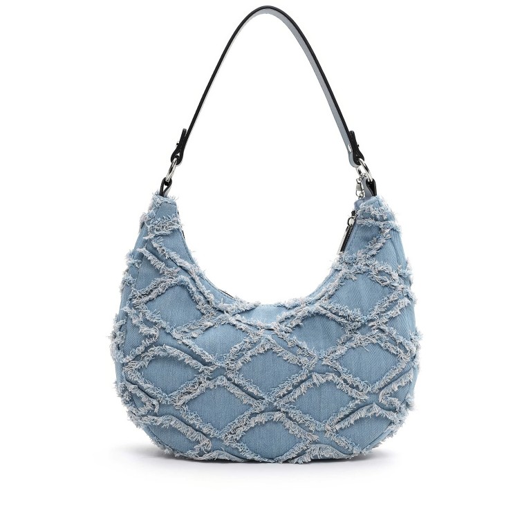Beuteltasche Fabienne Blue, Farbe: blau/petrol, Marke: Tamaris, EAN: 4063512131040, Abmessungen in cm: 30x26x9, Bild 3 von 9
