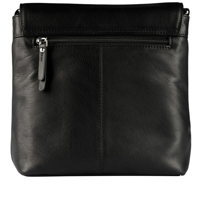 Umhängetasche Lugano 472 Schwarz, Farbe: schwarz, Marke: Flanigan, EAN: 4066727007988, Abmessungen in cm: 23x23x8.5, Bild 3 von 5