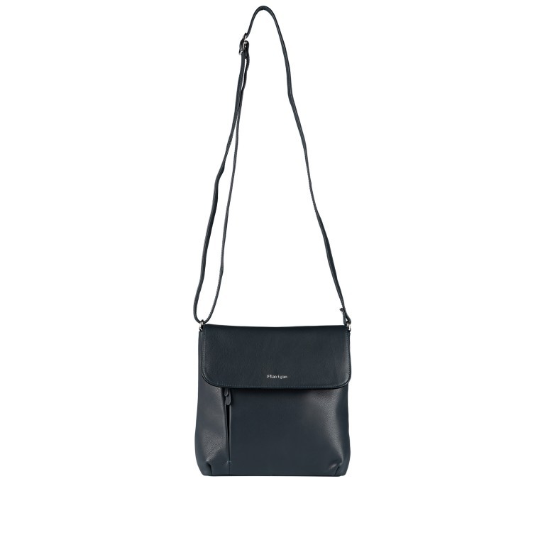 Umhängetasche Lugano 472 Blau, Farbe: blau/petrol, Marke: Flanigan, EAN: 4066727007995, Abmessungen in cm: 23x23x8.5, Bild 5 von 5