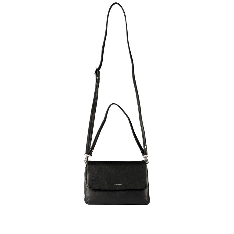 Umhängetasche Lugano 473 Schwarz, Farbe: schwarz, Marke: Flanigan, EAN: 4066727008008, Abmessungen in cm: 23.5x16x7, Bild 5 von 5