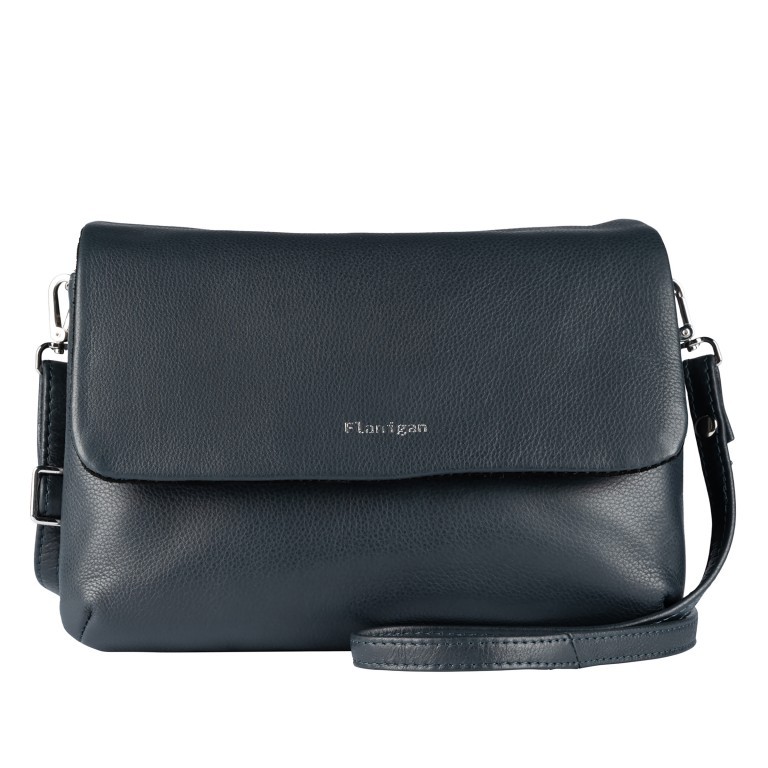Umhängetasche Lugano 473 Blau, Farbe: blau/petrol, Marke: Flanigan, EAN: 4066727008015, Abmessungen in cm: 23.5x16x7, Bild 1 von 5