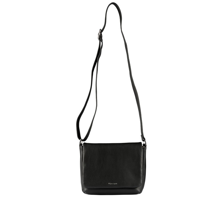 Umhängetasche Lugano 474 Schwarz, Farbe: schwarz, Marke: Flanigan, EAN: 4066727008022, Abmessungen in cm: 21x18x8, Bild 5 von 5