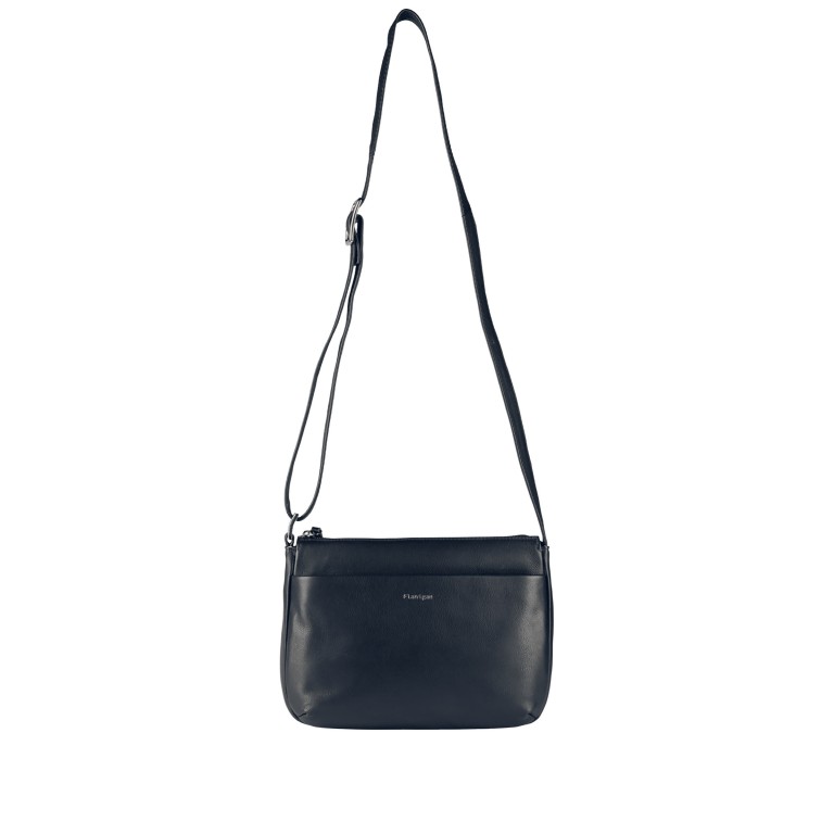 Umhängetasche Lugano 477 Blau, Farbe: blau/petrol, Marke: Flanigan, EAN: 4066727008077, Abmessungen in cm: 26x18.5x8, Bild 5 von 5