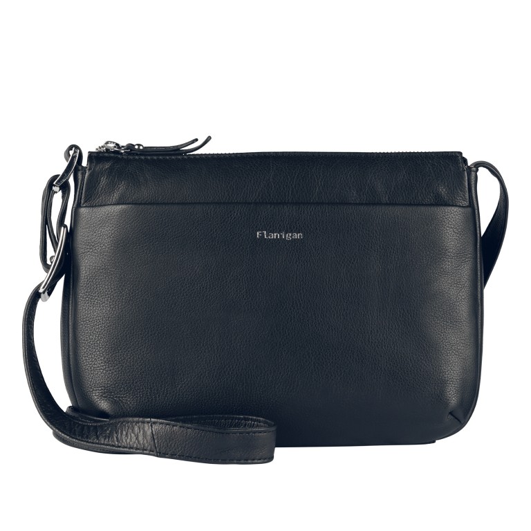 Umhängetasche Lugano 477 Blau, Farbe: blau/petrol, Marke: Flanigan, EAN: 4066727008077, Abmessungen in cm: 26x18.5x8, Bild 1 von 5