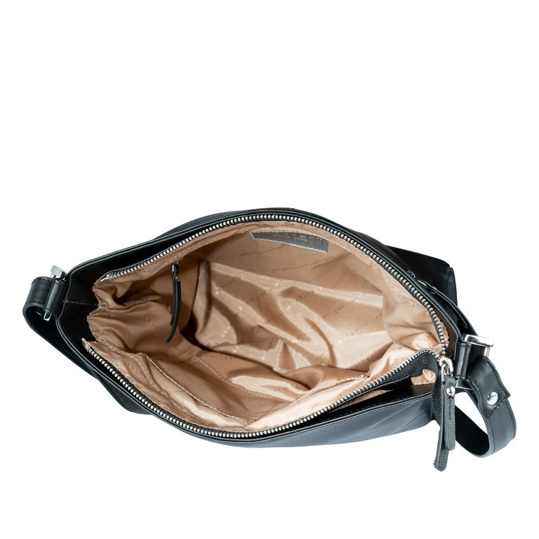 Beuteltasche Lugano 478 Schwarz, Farbe: schwarz, Marke: Flanigan, EAN: 4066727008084, Abmessungen in cm: 24.5x25.5x14, Bild 4 von 6