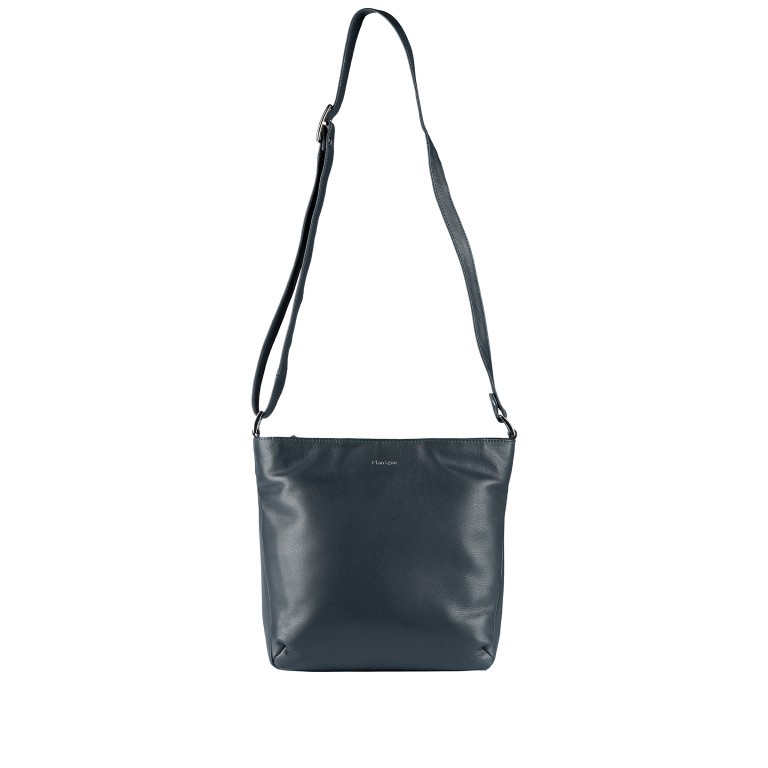 Beuteltasche Lugano 478 Blau, Farbe: blau/petrol, Marke: Flanigan, EAN: 4066727008091, Abmessungen in cm: 24.5x25.5x14, Bild 6 von 6