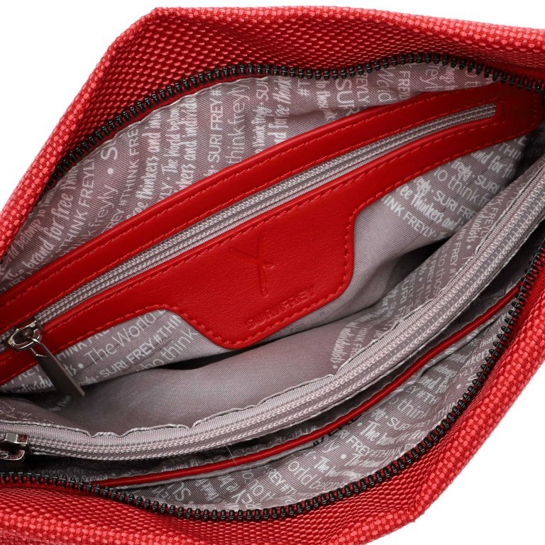 Umhängetasche Marry 18010 Light Red, Farbe: rot/weinrot, Marke: Suri Frey, EAN: 4056185216237, Abmessungen in cm: 27x26x4, Bild 5 von 8