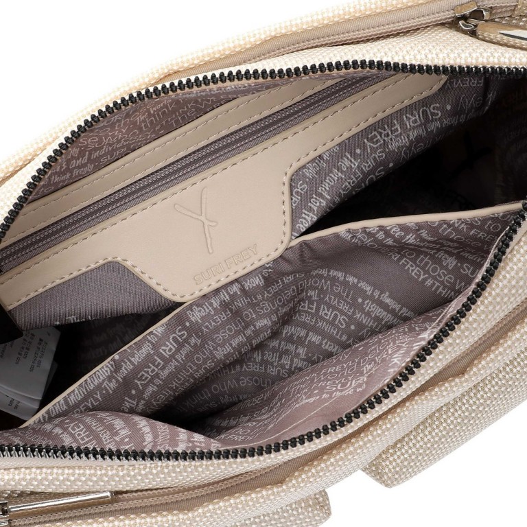 Umhängetasche Marry 18021 Ecru, Farbe: beige, Marke: Suri Frey, EAN: 4056185216466, Abmessungen in cm: 30x18x13, Bild 6 von 7