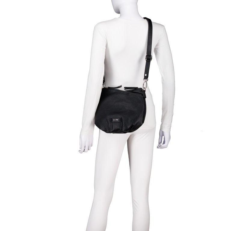 Umhängetasche Cilly 14691 Black, Farbe: schwarz, Marke: Suri Frey, EAN: 4056185219283, Abmessungen in cm: 28x23x8, Bild 5 von 7