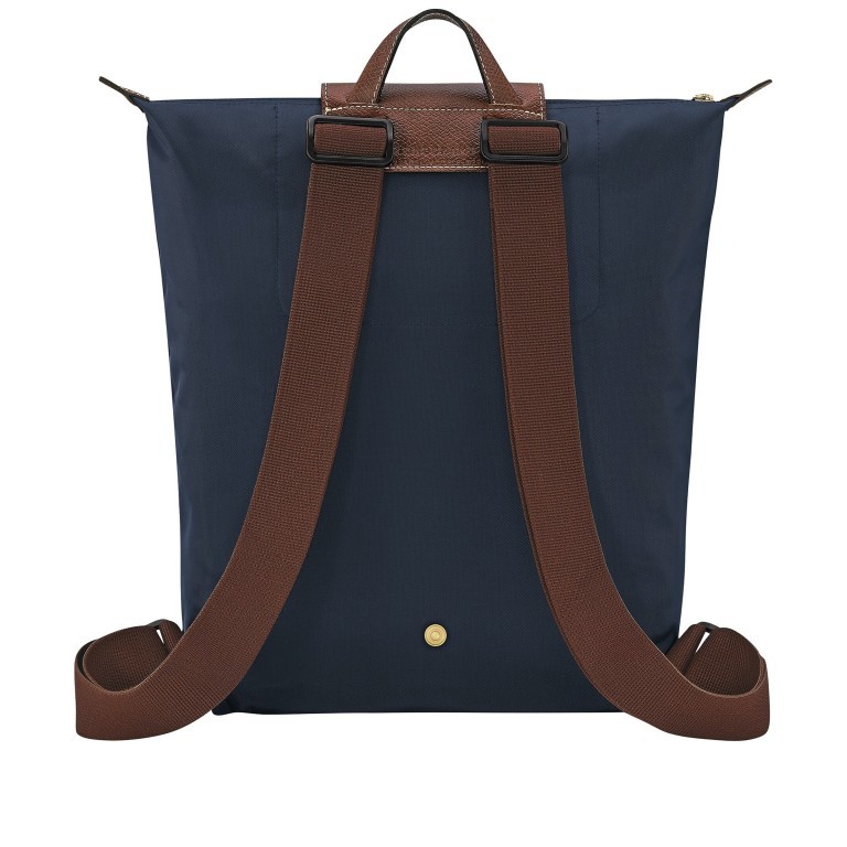 Rucksack Le Pliage 089-10284 Navy, Farbe: blau/petrol, Marke: Longchamp, EAN: 3597922725908, Abmessungen in cm: 26x37x11, Bild 3 von 4