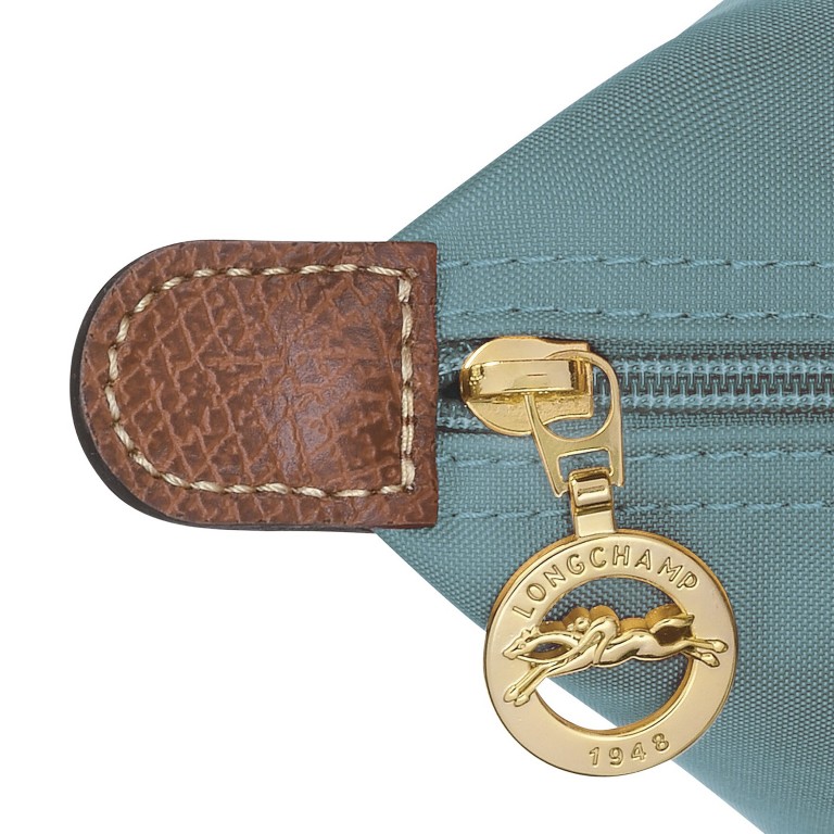Handtasche Le Pliage Handtasche S Eucalyptus, Farbe: blau/petrol, Marke: Longchamp, EAN: 3597922726936, Abmessungen in cm: 23x22x14, Bild 6 von 6