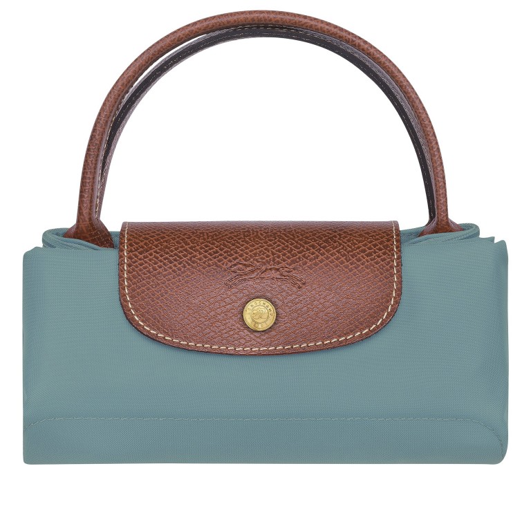 Handtasche Le Pliage Handtasche S Eucalyptus, Farbe: blau/petrol, Marke: Longchamp, EAN: 3597922726936, Abmessungen in cm: 23x22x14, Bild 5 von 6
