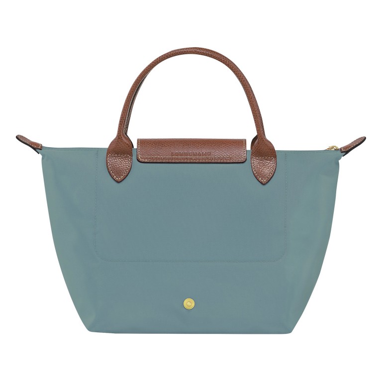 Handtasche Le Pliage Handtasche S Eucalyptus, Farbe: blau/petrol, Marke: Longchamp, EAN: 3597922726936, Abmessungen in cm: 23x22x14, Bild 3 von 6