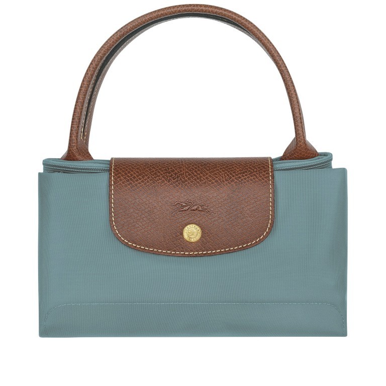 Handtasche Le Pliage Handtasche M Eucalyptus, Farbe: blau/petrol, Marke: Longchamp, EAN: 3597922726202, Abmessungen in cm: 30x28x20, Bild 5 von 6