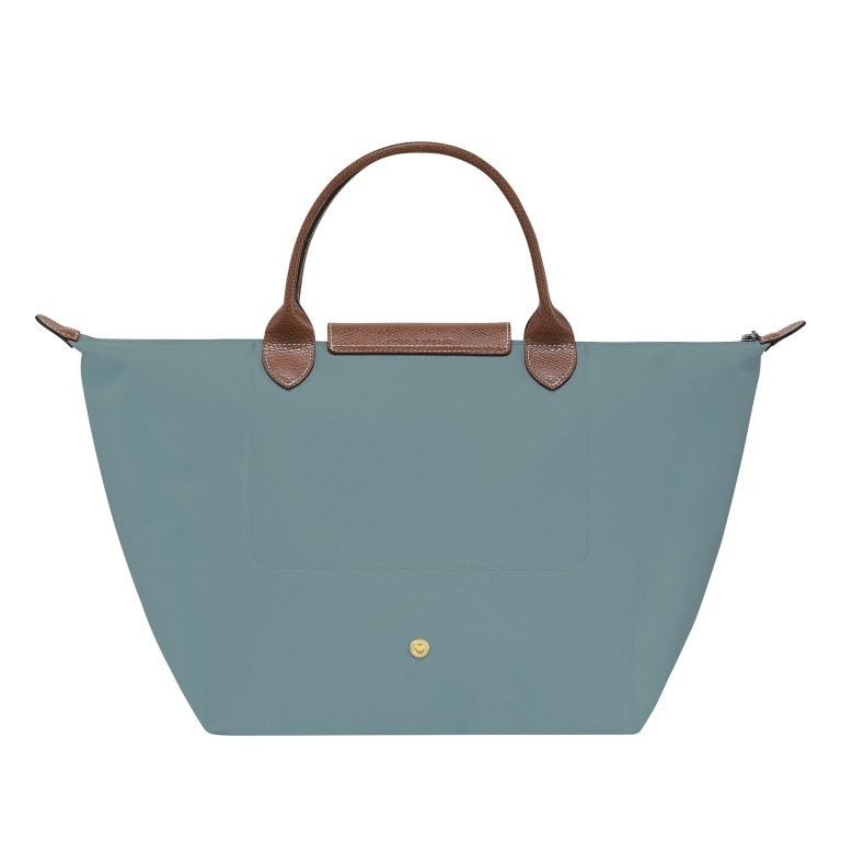 Handtasche Le Pliage Handtasche M Eucalyptus, Farbe: blau/petrol, Marke: Longchamp, EAN: 3597922726202, Abmessungen in cm: 30x28x20, Bild 3 von 6