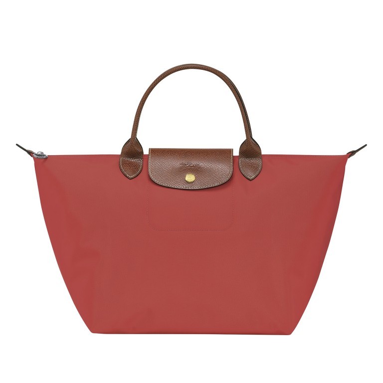 Handtasche Le Pliage Handtasche M Tomato, Farbe: rot/weinrot, Marke: Longchamp, EAN: 3597922726226, Abmessungen in cm: 30x28x20, Bild 1 von 6
