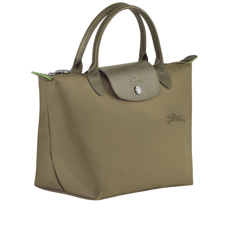Handtasche Le Pliage Green Handtasche S Artichoke, Farbe: taupe/khaki, Marke: Longchamp, EAN: 3597922726172, Abmessungen in cm: 23x22x14, Bild 2 von 7