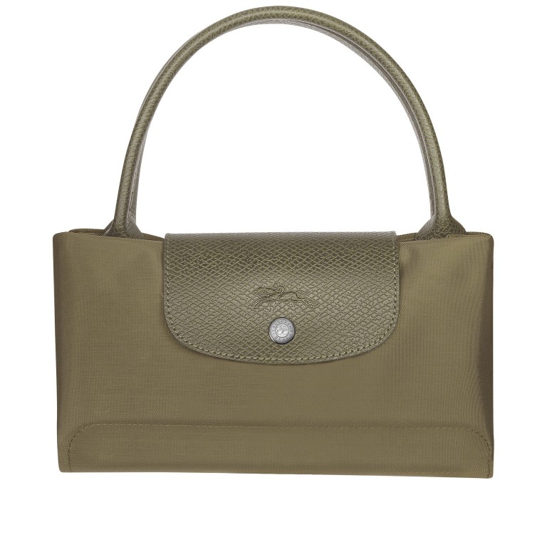 Handtasche Le Pliage Green Handtasche M Artichoke, Farbe: taupe/khaki, Marke: Longchamp, EAN: 3597922726271, Abmessungen in cm: 30x28x20, Bild 6 von 6