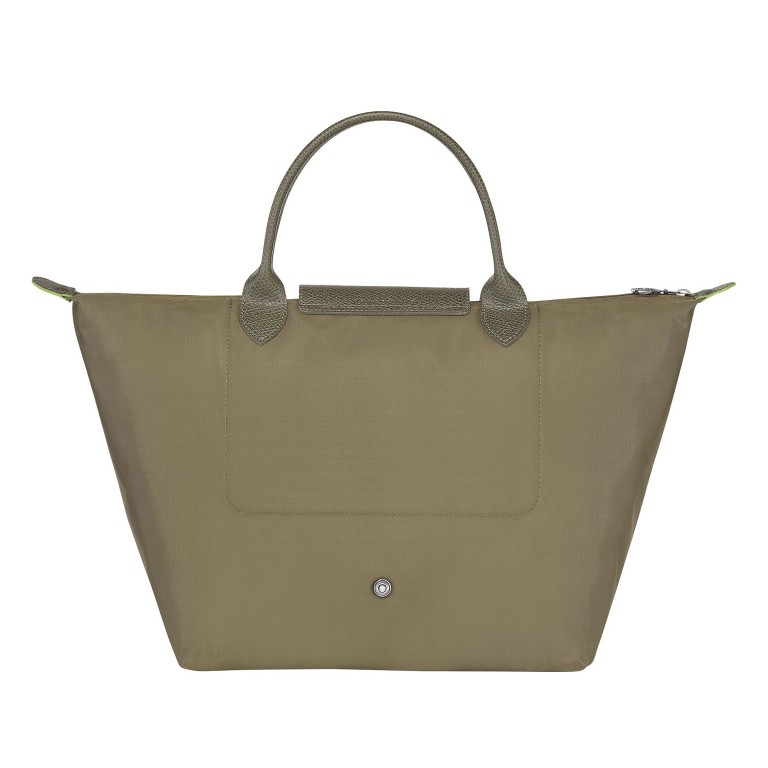 Handtasche Le Pliage Green Handtasche M Artichoke, Farbe: taupe/khaki, Marke: Longchamp, EAN: 3597922726271, Abmessungen in cm: 30x28x20, Bild 3 von 6